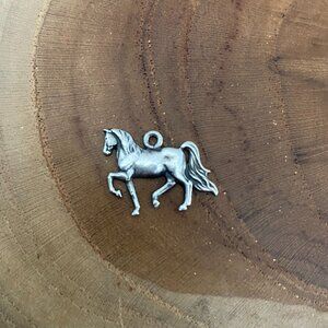 RETIRED James Avery Prancing Horse Charm, Sterling Silver